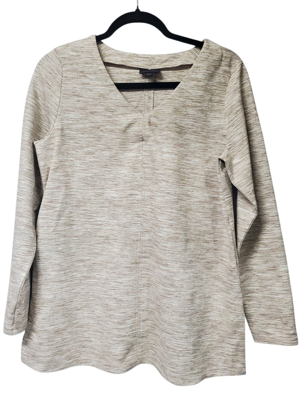 Business Casual Atheisure Pullover Extra Small Tan And White Workout J.Jill